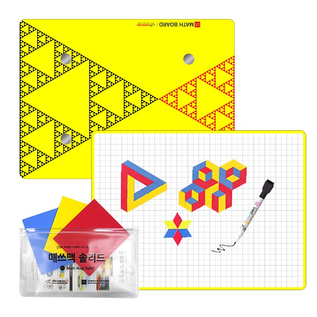 [스쿨에듀] 매쓰보드+매쓰맥 솔리드 (Math Board+Math Mag Solid) - 수학학습준비물