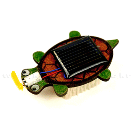 태양광 거북이 진동로봇  - 2인 세트