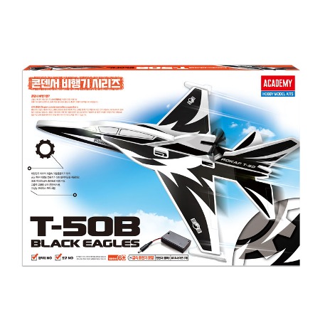 블랙이글 아카데미과학 콘덴서 전동 비행기 T-50B