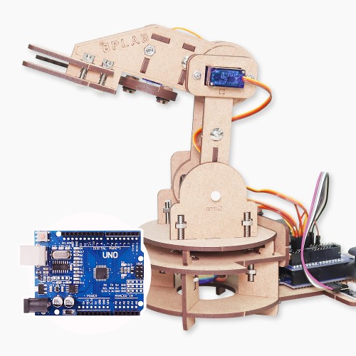 인공지능(AI) 로봇팔 만들기 키트(아두이노 UNO 호환보드, 센서, 메뉴얼 포함)